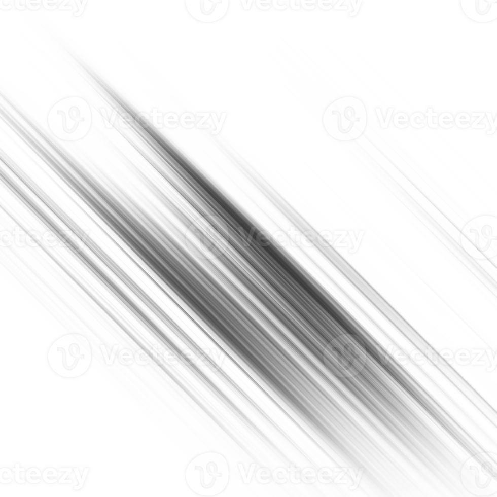 Black and white stripes abstract background overlay. Motion effect. Graphic illustration with transparent background. png
