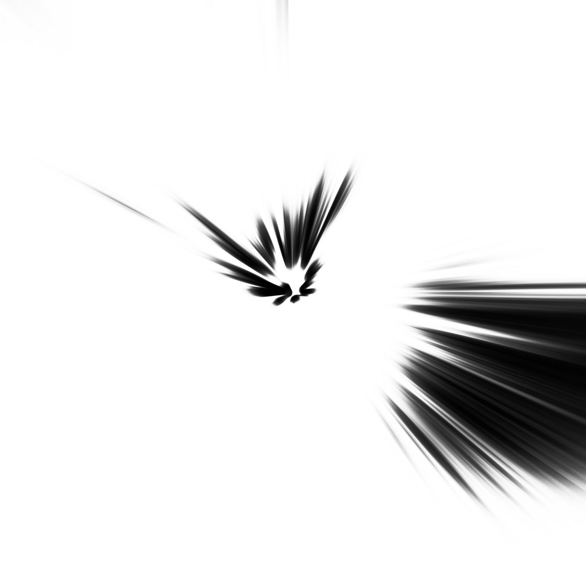 Black and white motion background overlay. Zoom effect. Sparkle