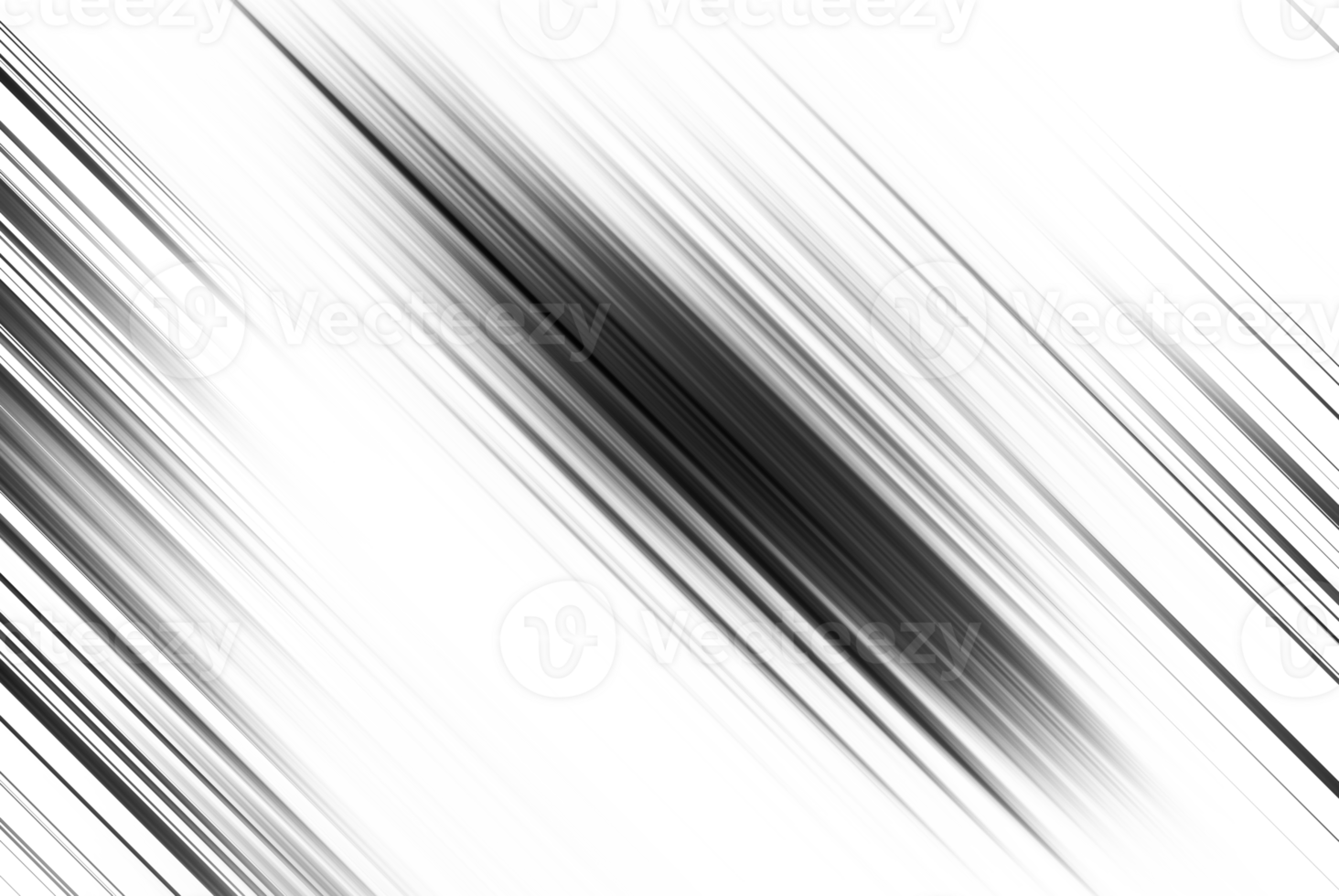 Black and white stripes abstract background overlay. Motion effect. Graphic illustration with transparent background. png