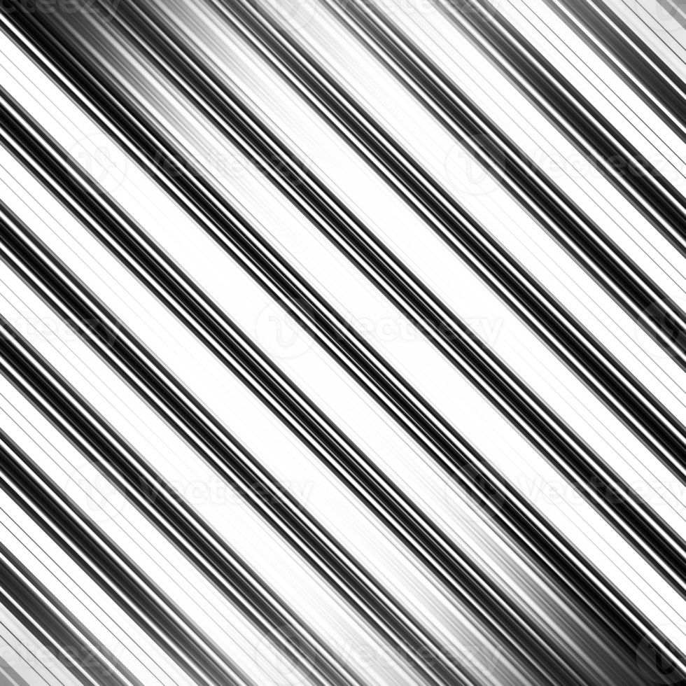 Black and white stripes abstract background overlay. Motion effect. Graphic illustration with transparent background. png