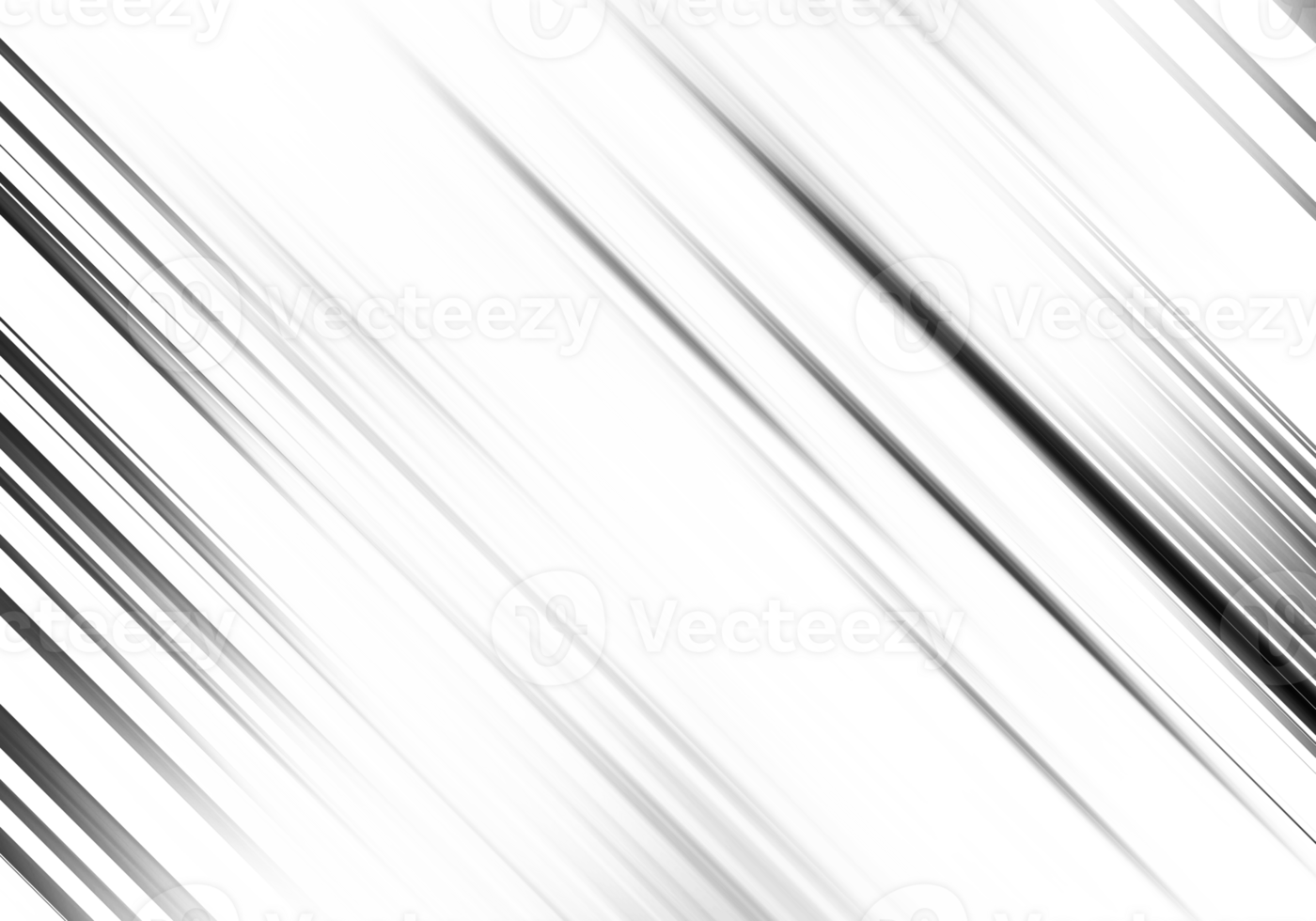 Black and white stripes abstract background overlay. Motion effect. Graphic illustration with transparent background. png