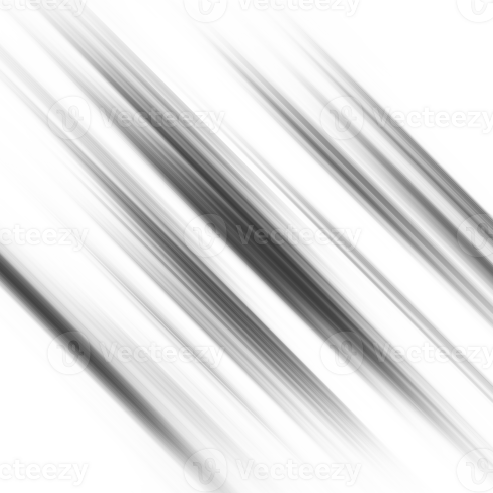 Black and white stripes abstract background overlay. Motion effect. Graphic illustration with transparent background. png