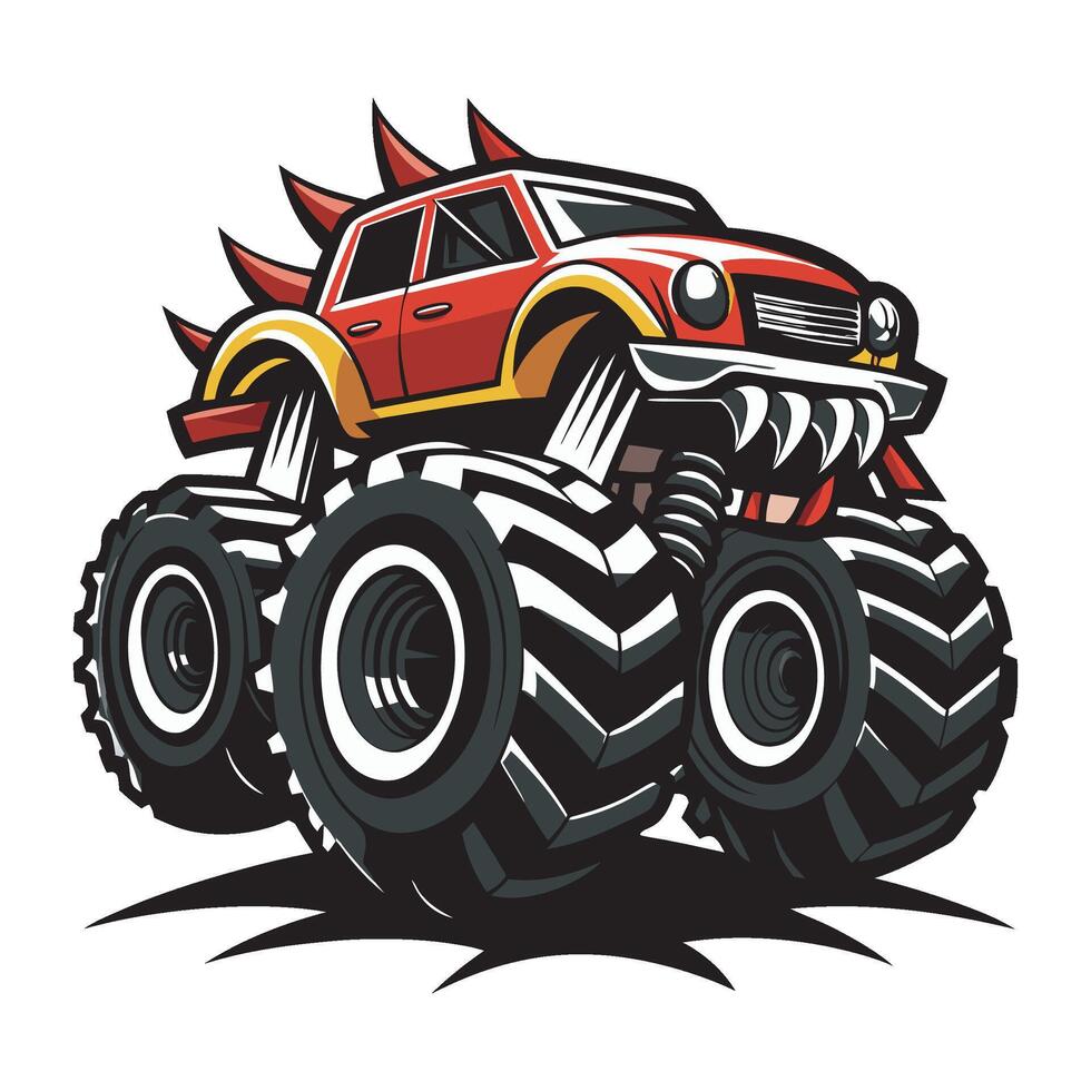 The Monster Truck vector