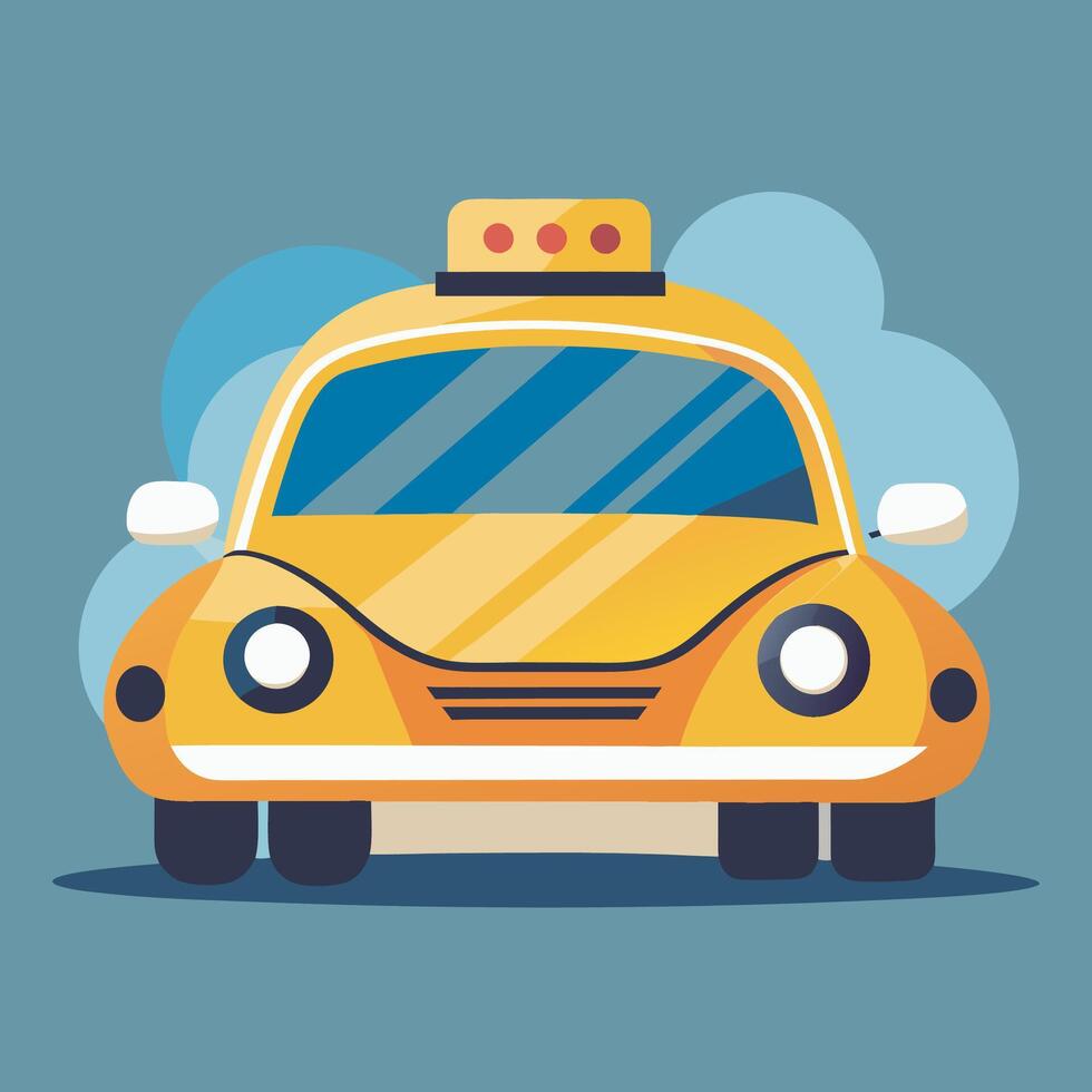 The Yellow Cab vector