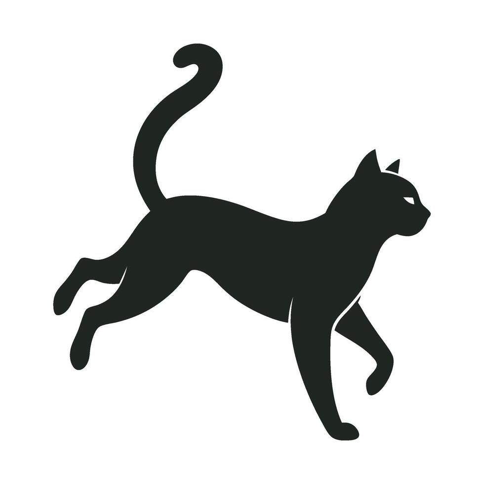 Print Cat Profile vector