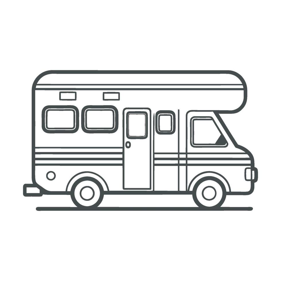 Camping Trailer Fun vector