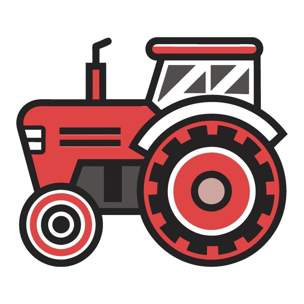The Red Tractor vector