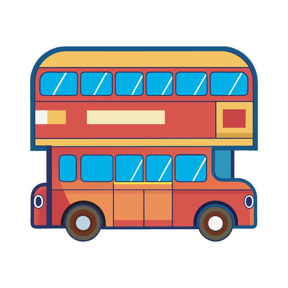 Double Decker Bus vector