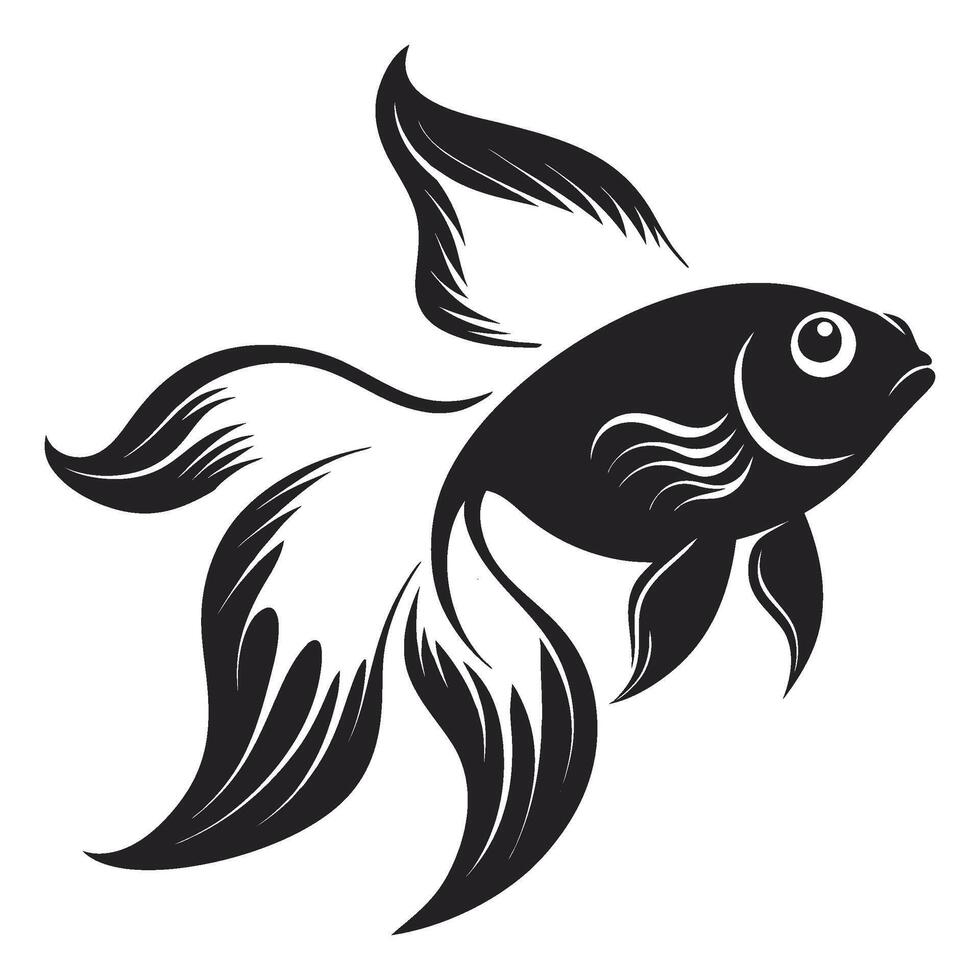 The Gold Fish vector