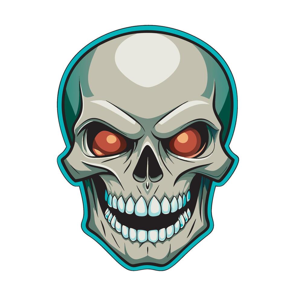 The Devil Skull vector