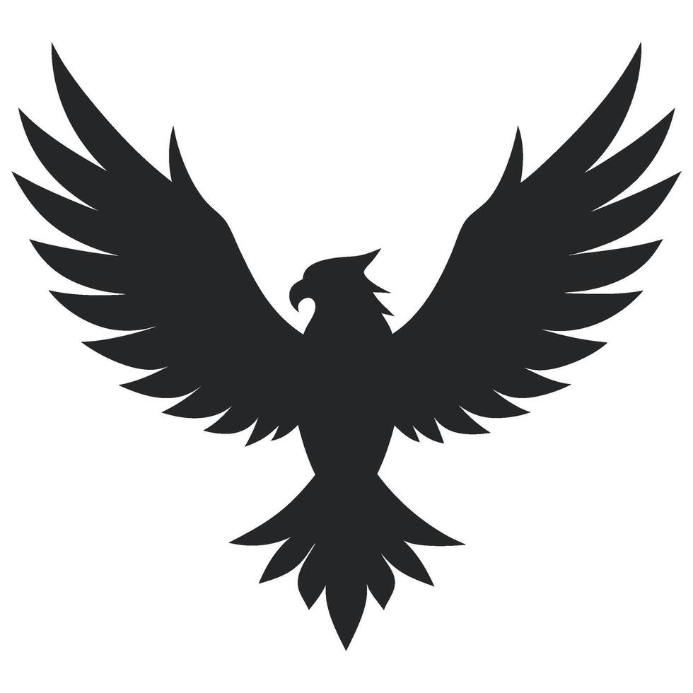 Black eagle Logo vector