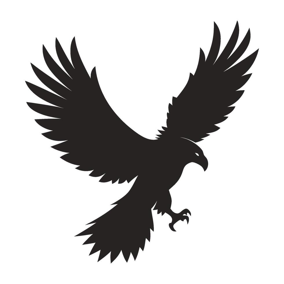 The Eagle silhouette vector
