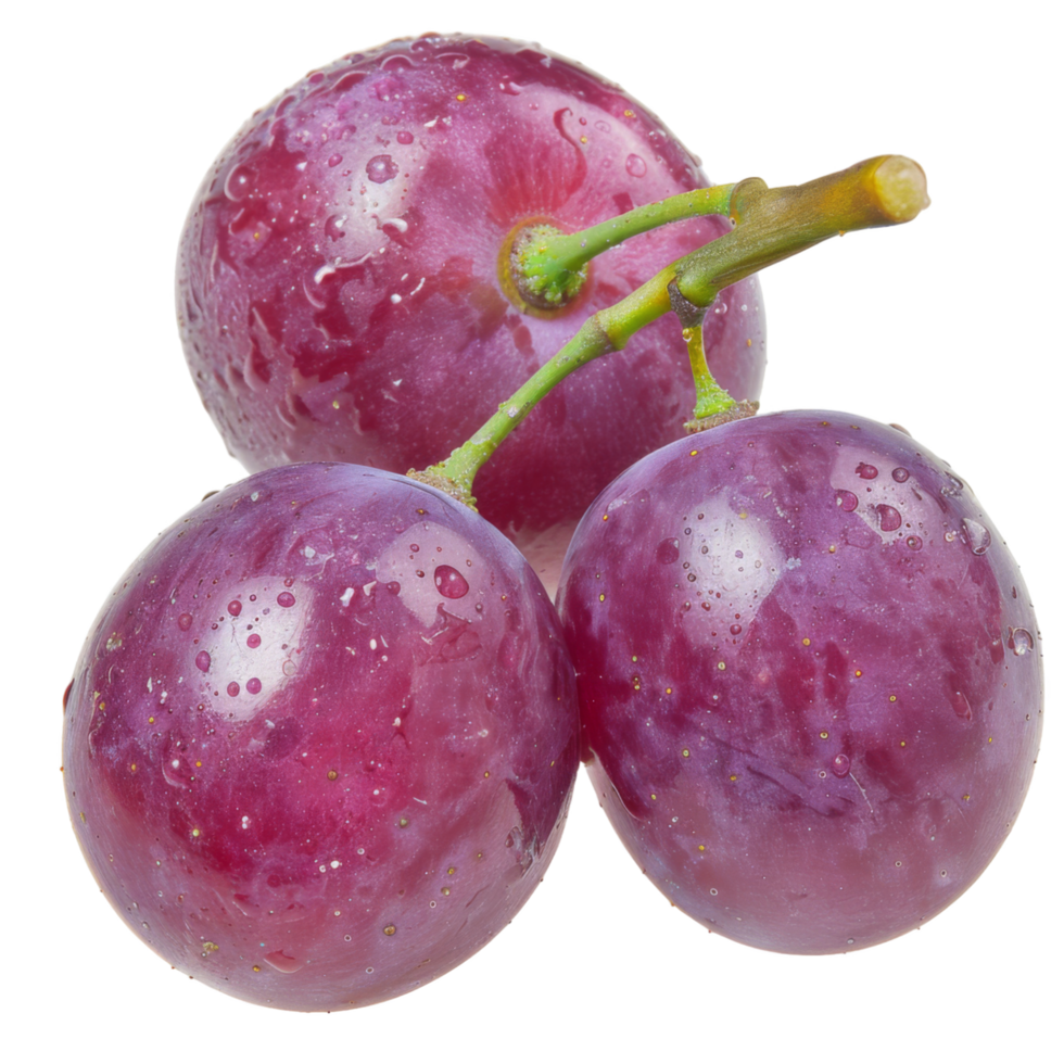 Purple Grape, fruit realistic Illustration. Realistic Transparent file. Mockup template for artwork graphic design png