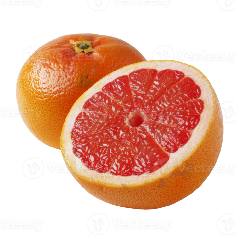 Grapefruit, fruit realistic Illustration. Realistic Transparent file. Mockup template for artwork graphic design png