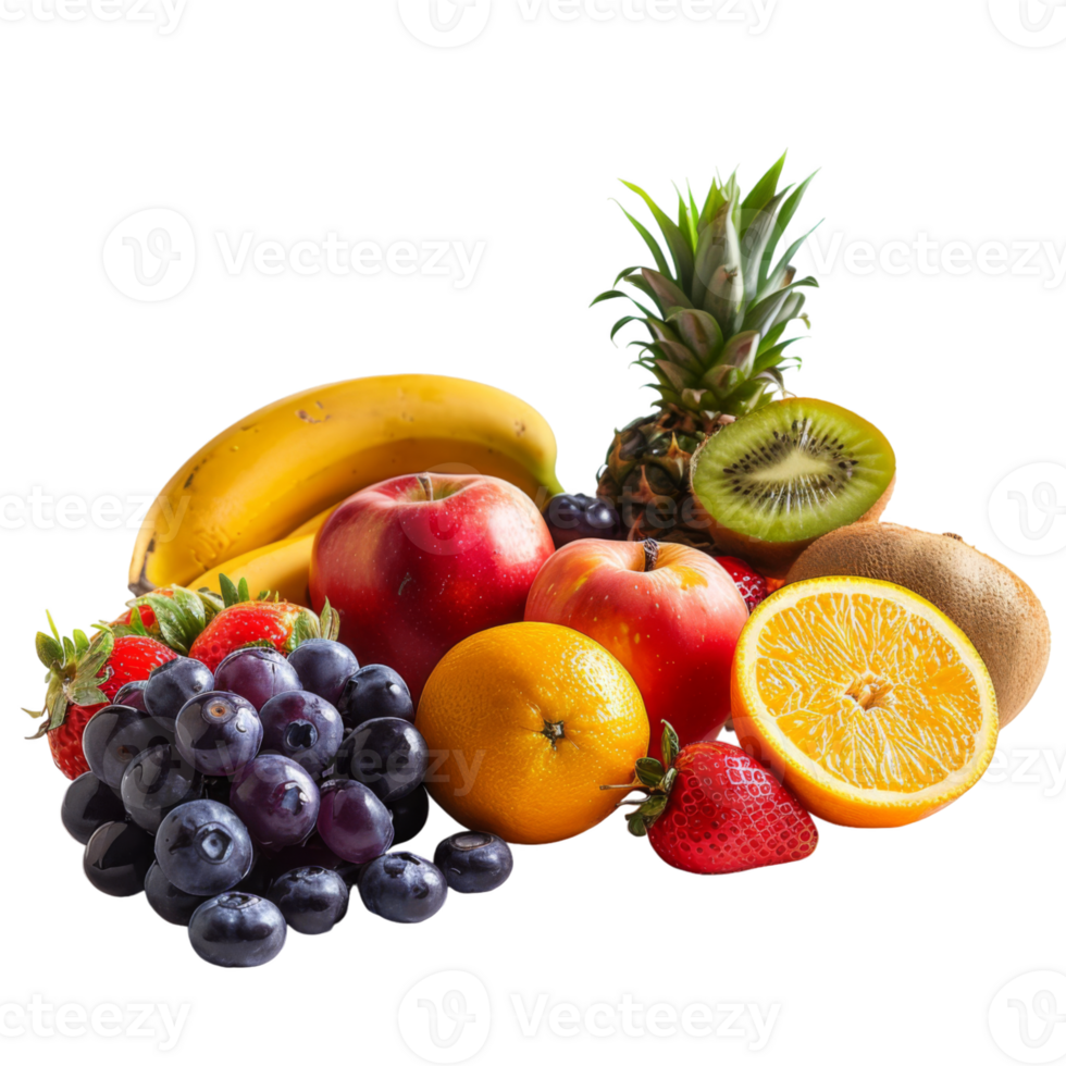 Fruits, fruit realistic Illustration. Realistic Transparent file. Mockup template for artwork graphic design png