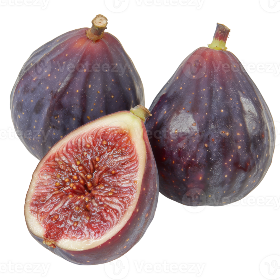 Fig, fruit realistic Illustration. Realistic Transparent file. Mockup template for artwork graphic design png