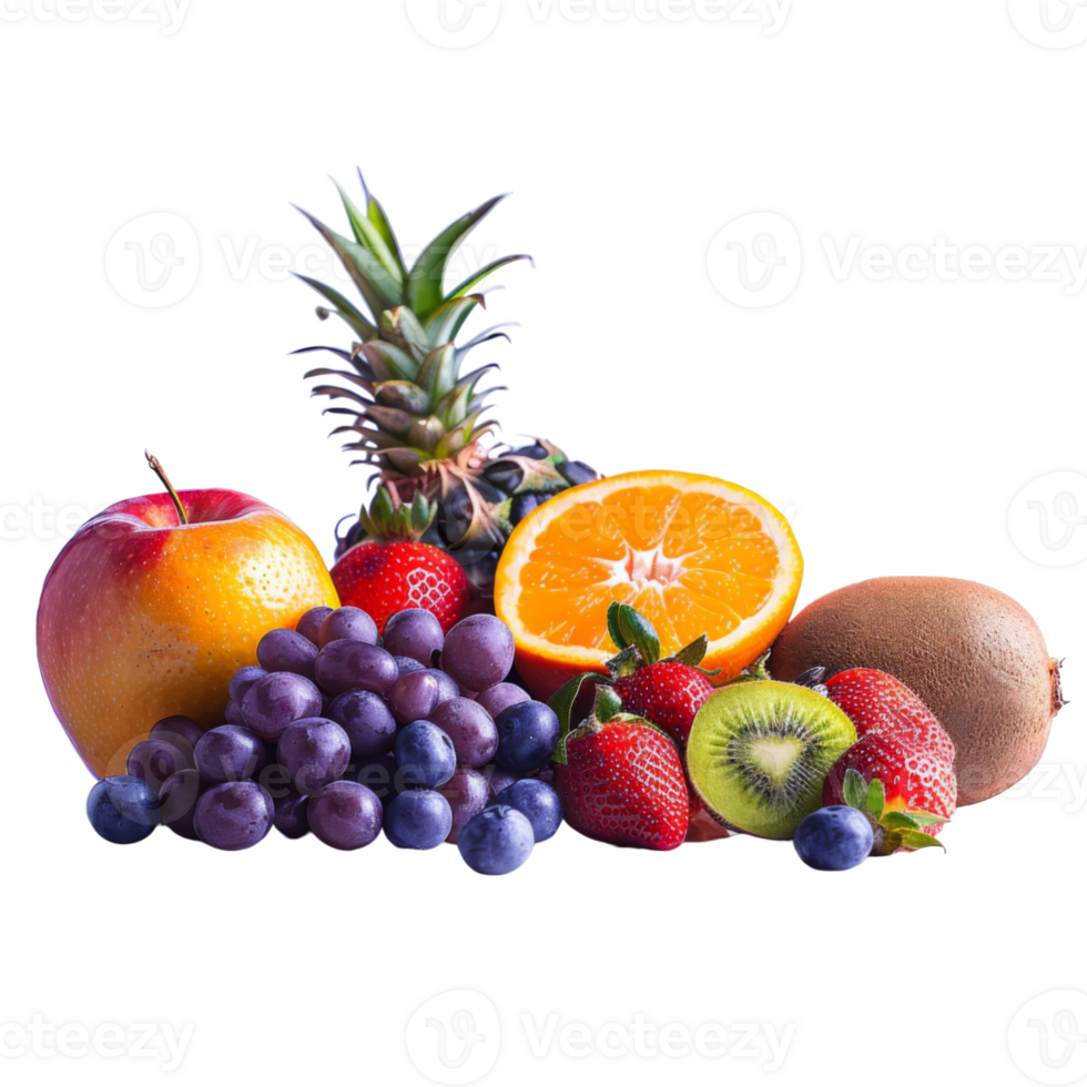 fruit, fruit realistisch illustratie. realistisch transparant het dossier. mockup sjabloon voor artwork grafisch ontwerp png