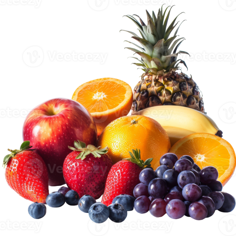 Fruits, fruit realistic Illustration. Realistic Transparent file. Mockup template for artwork graphic design png