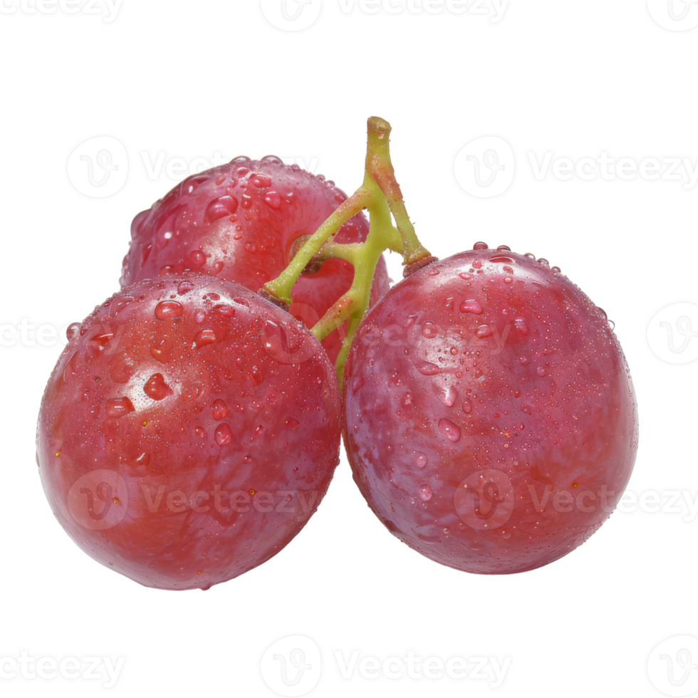 Purple Grape, fruit realistic Illustration. Realistic Transparent file. Mockup template for artwork graphic design png
