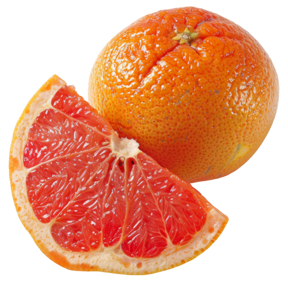 Grapefruit, fruit realistic Illustration. Realistic Transparent file. Mockup template for artwork graphic design png