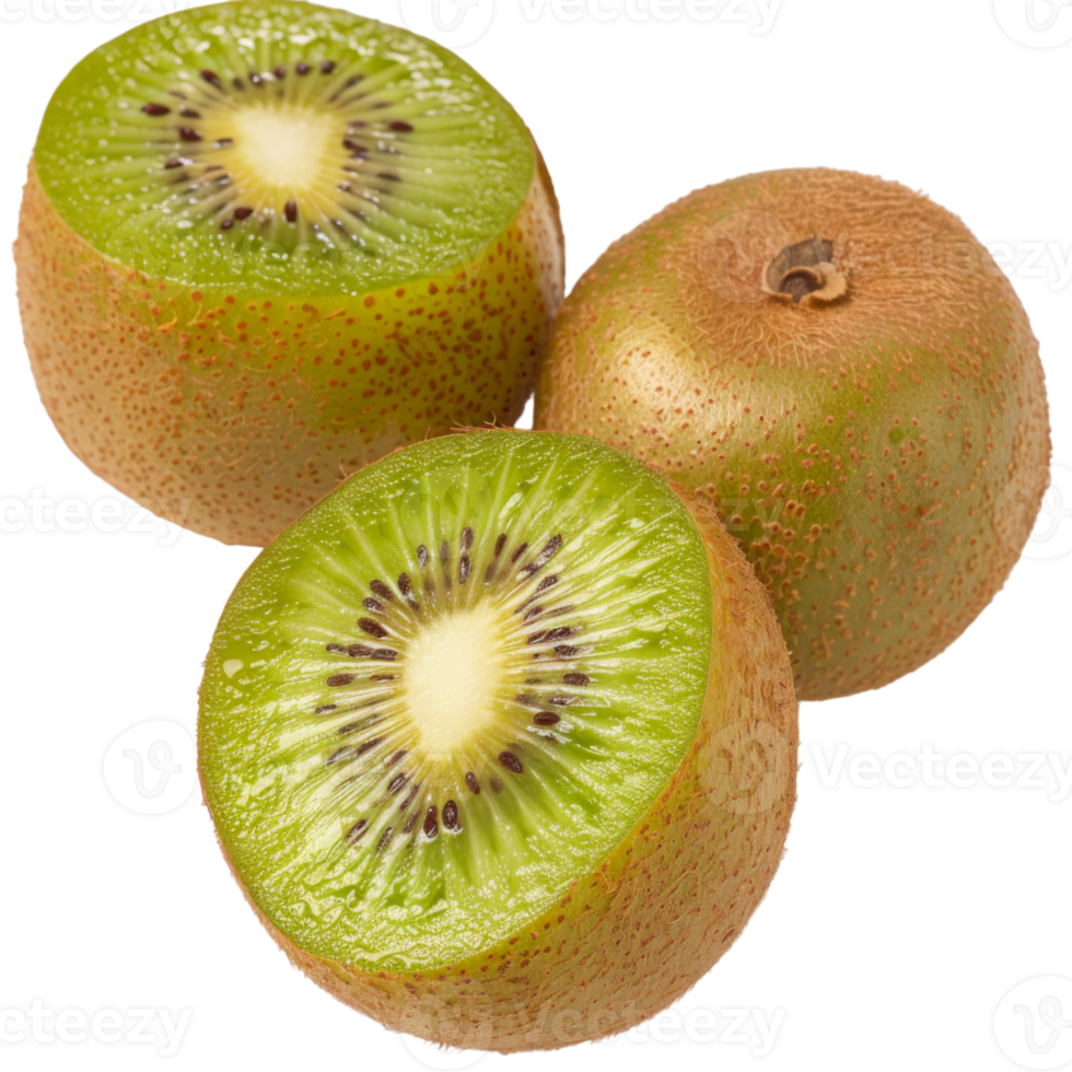Kiwi, fruit realistic Illustration. Realistic Transparent file. Mockup template for artwork graphic design png