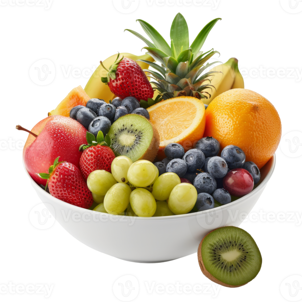 Fruit Bowl, fruit realistic Illustration. Realistic Transparent file. Mockup template for artwork graphic design png