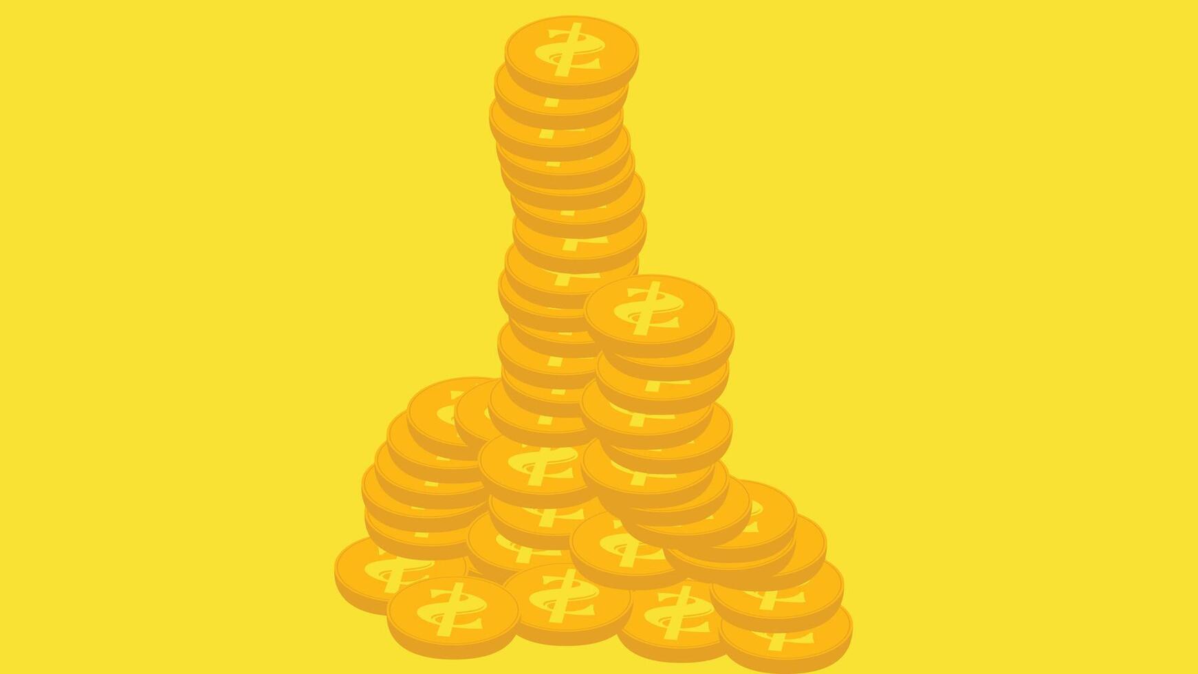 Money, finance and business concept icons illustration vector