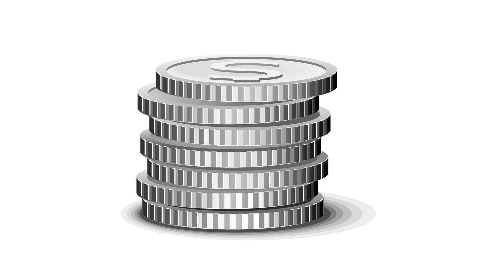 Money, finance and business concept icons illustration vector