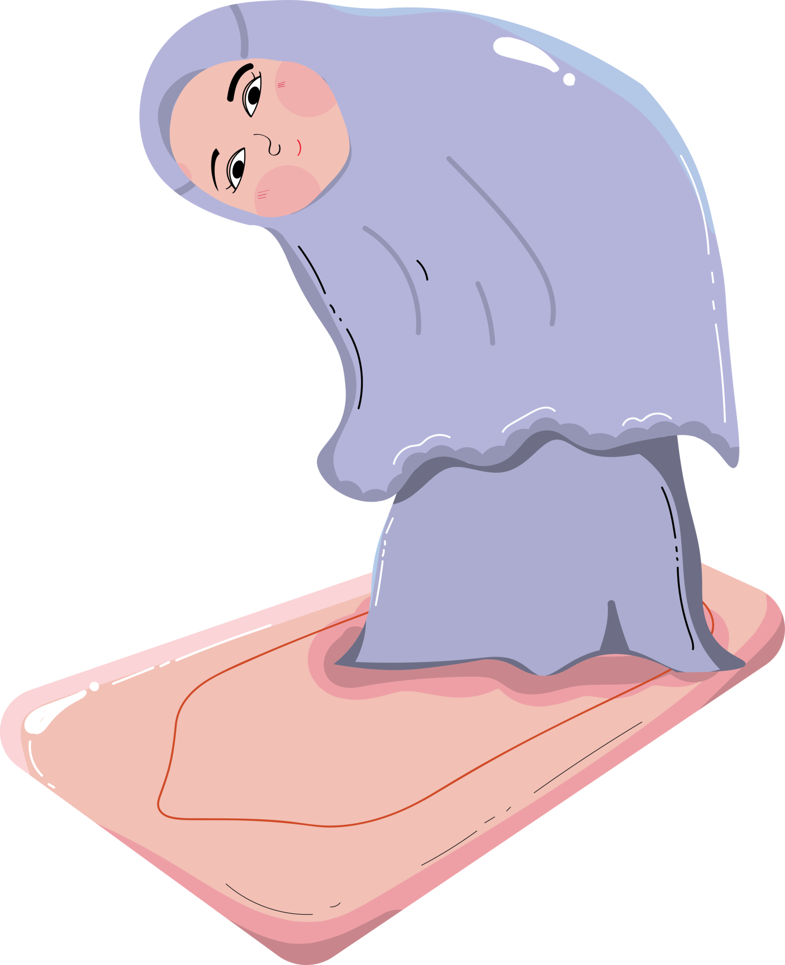 Muslim Prayer Positions Namaz Body poses 48058397 PNG