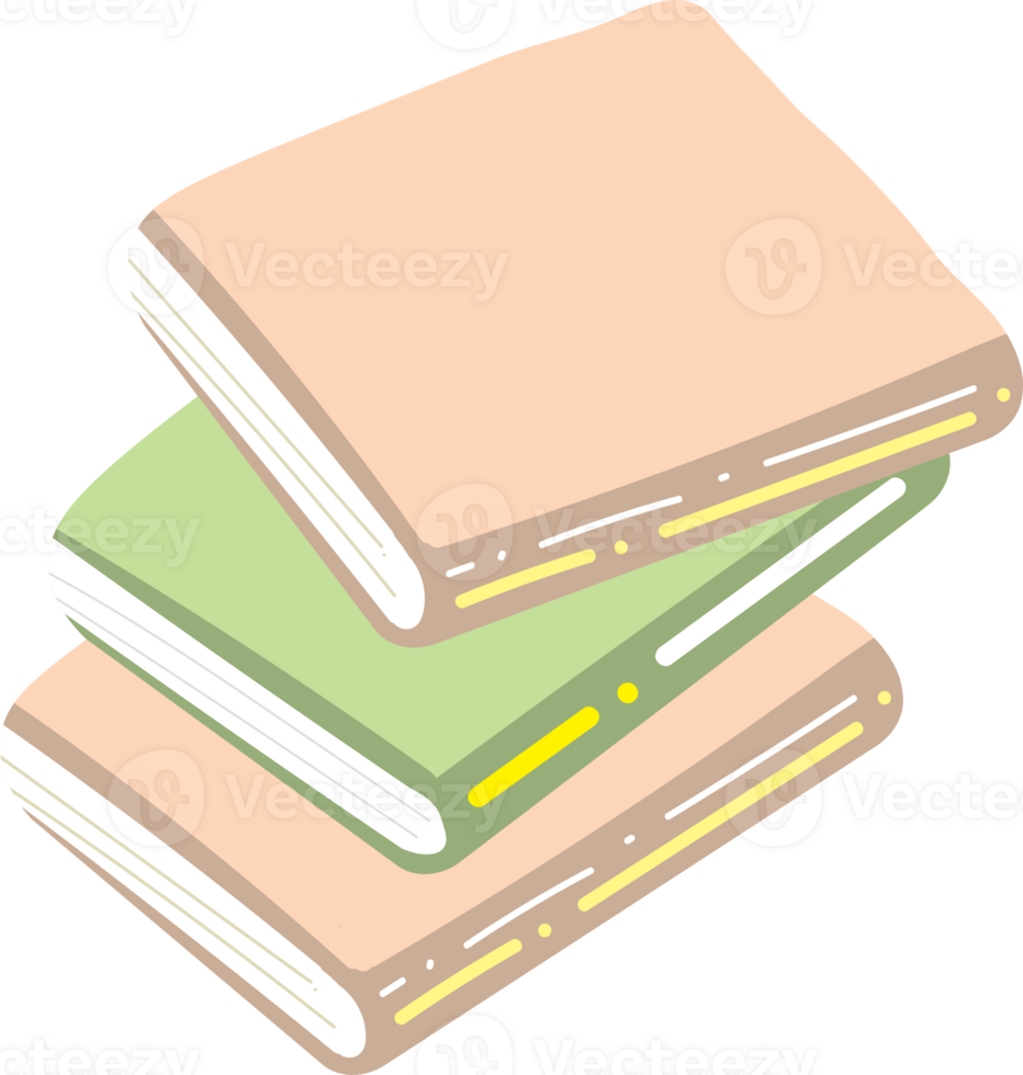 Stack of book png