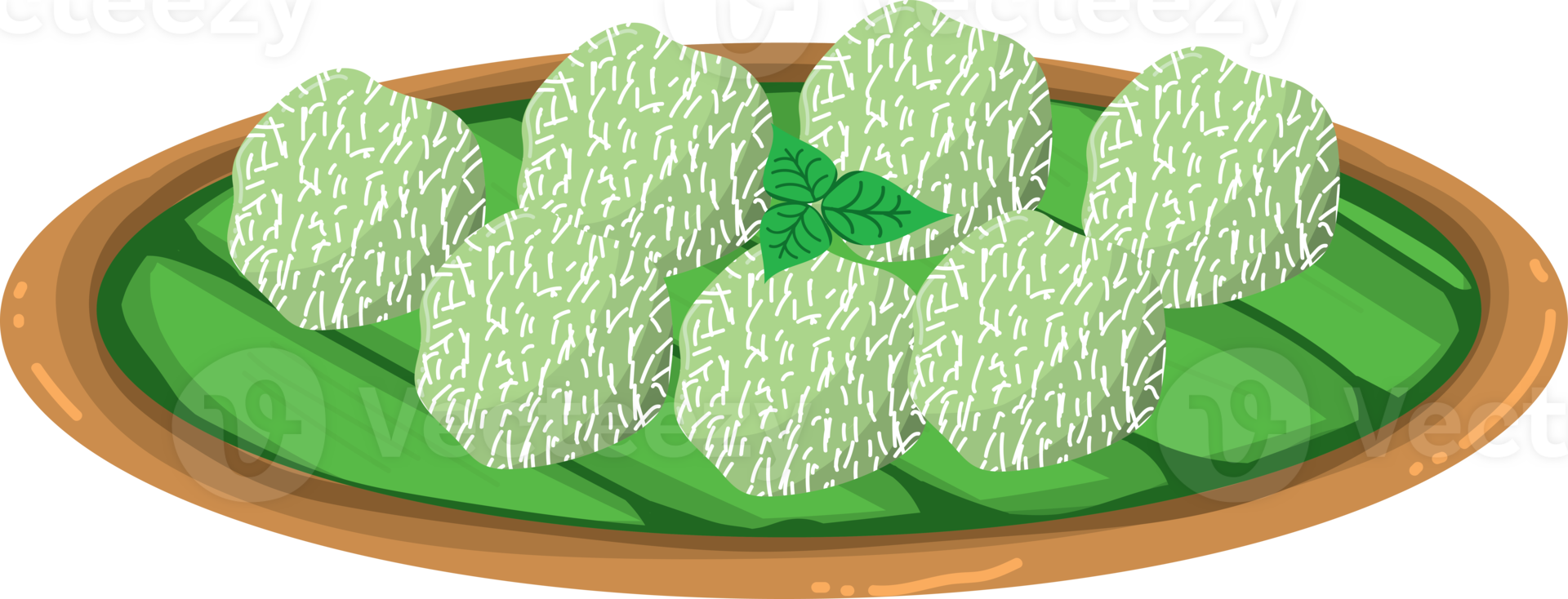 Indonesian traditional cakes klepon png