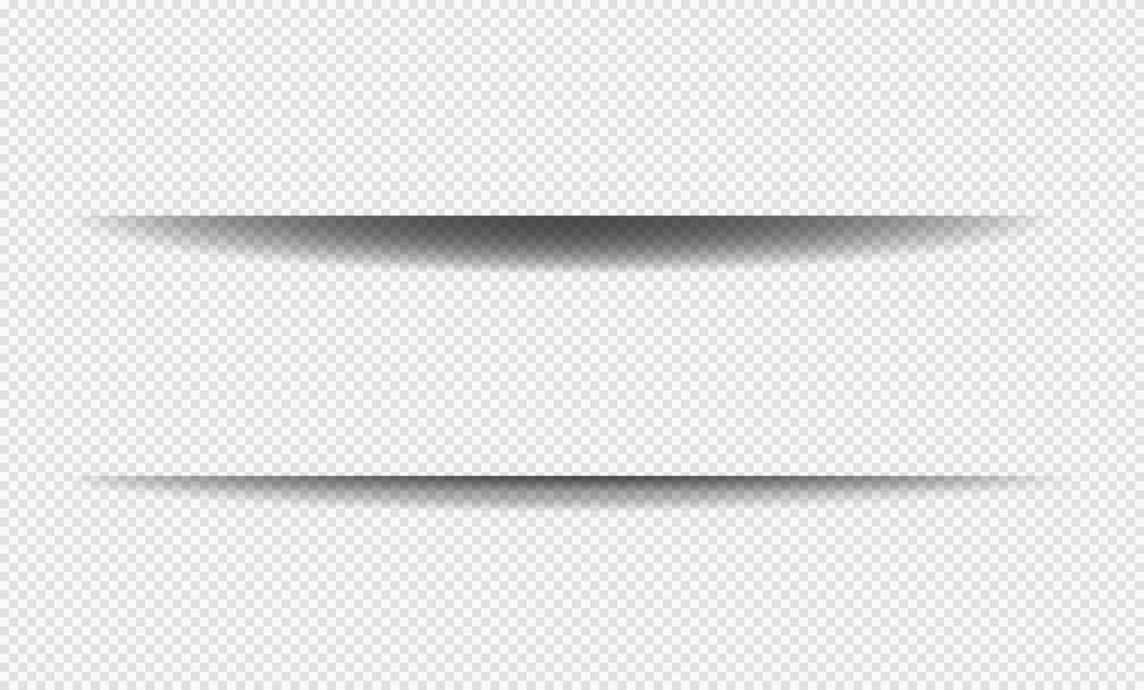 Realistic shadow with soft edges. shadow effect. Transparent oval shadow. vector