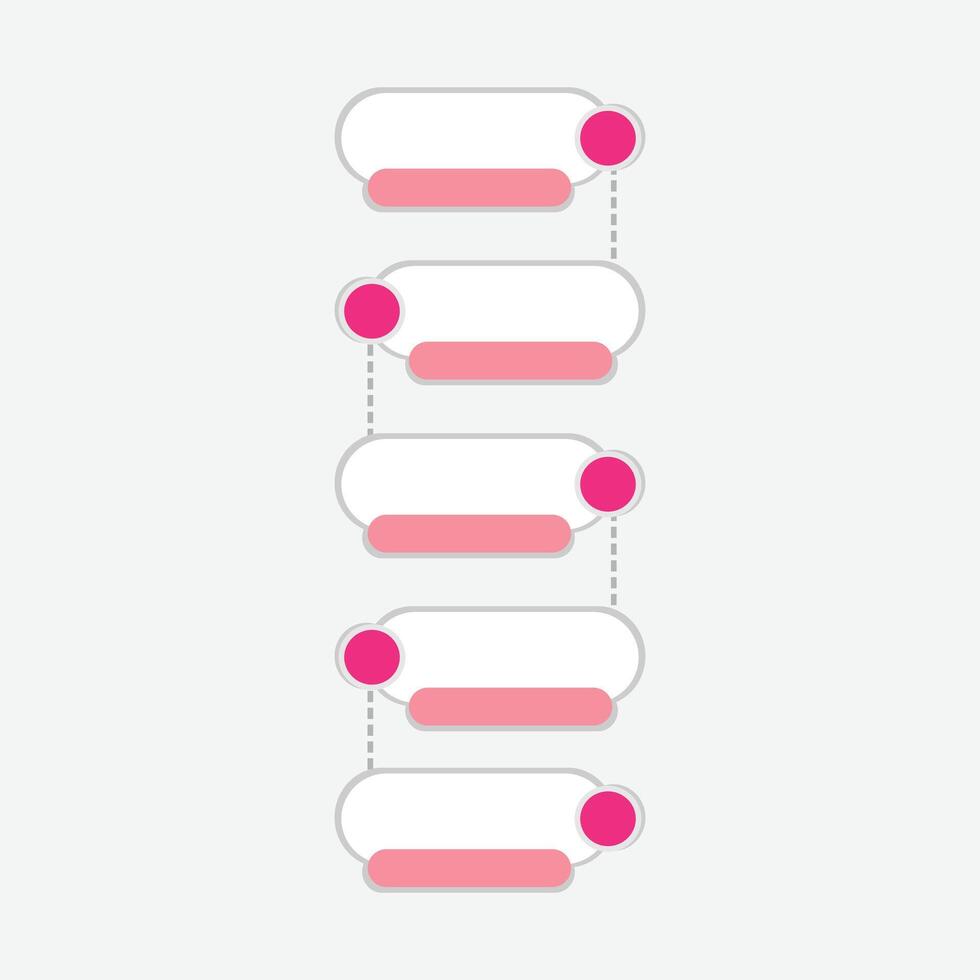 Infographic template with place for your data in white and pink. Infographic illustration design element for a poster, brochure, flyer, etc vector