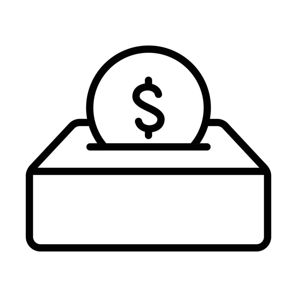 Simple Donate icon. The icon can be used for websites, print templates, presentation templates, illustrations, etc vector