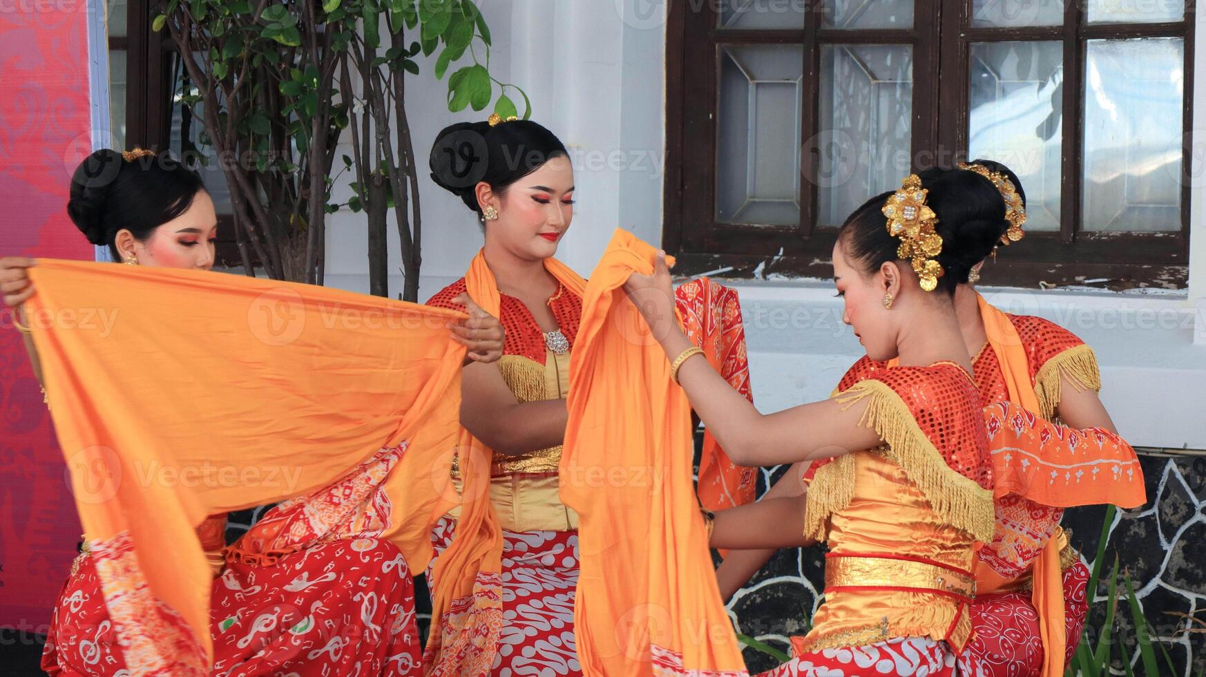 Dancers while performing, dancing unique and cool ethnic dances photo