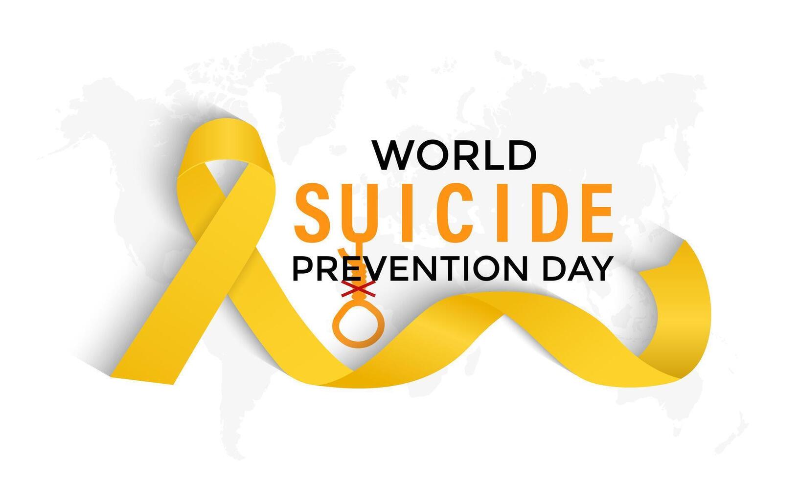 Illustration of world suicide prevention day September 10. Thats awareness prevent suicide worldwide. Banner poster, flyer and background design To prevent suicide worldwide. vector