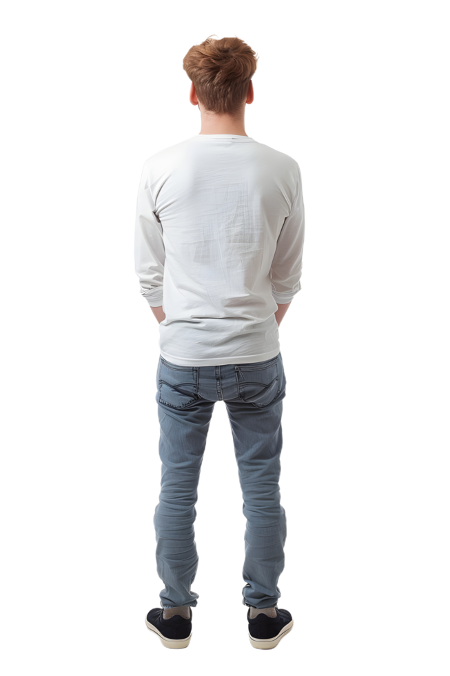 a man standing in front of a transparent background png
