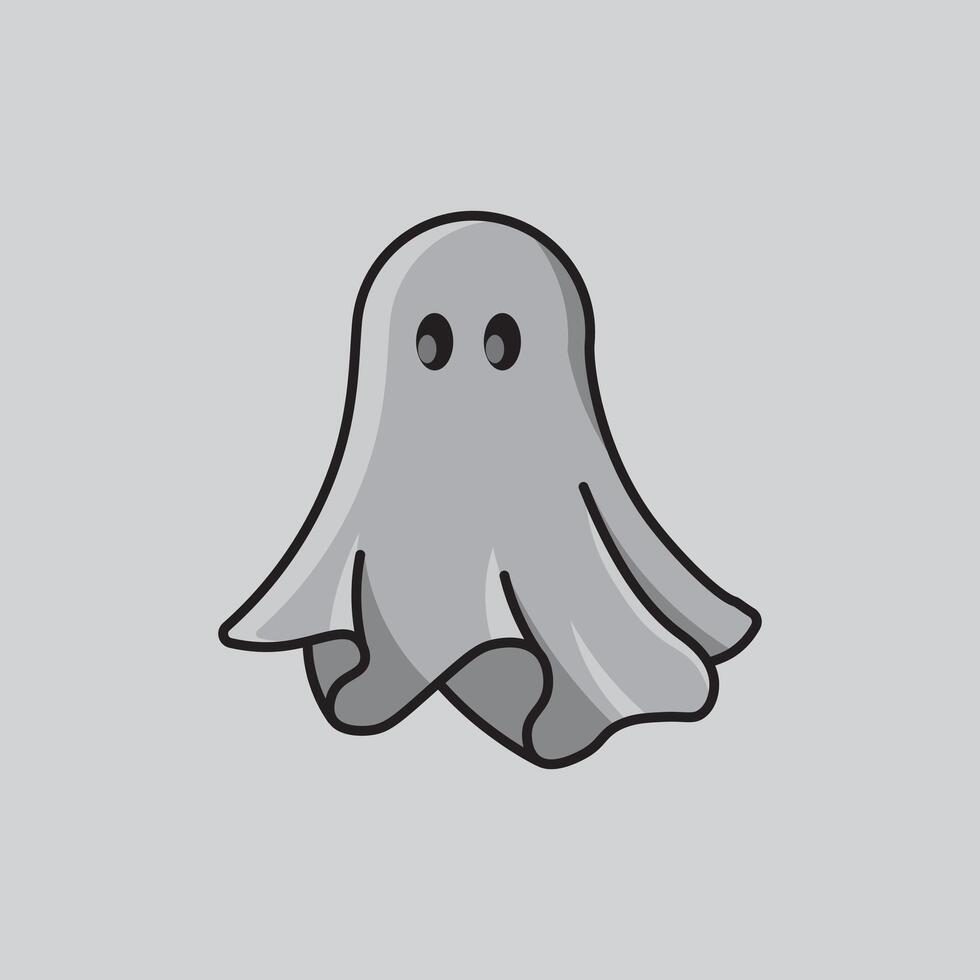 ghost illustration design vector