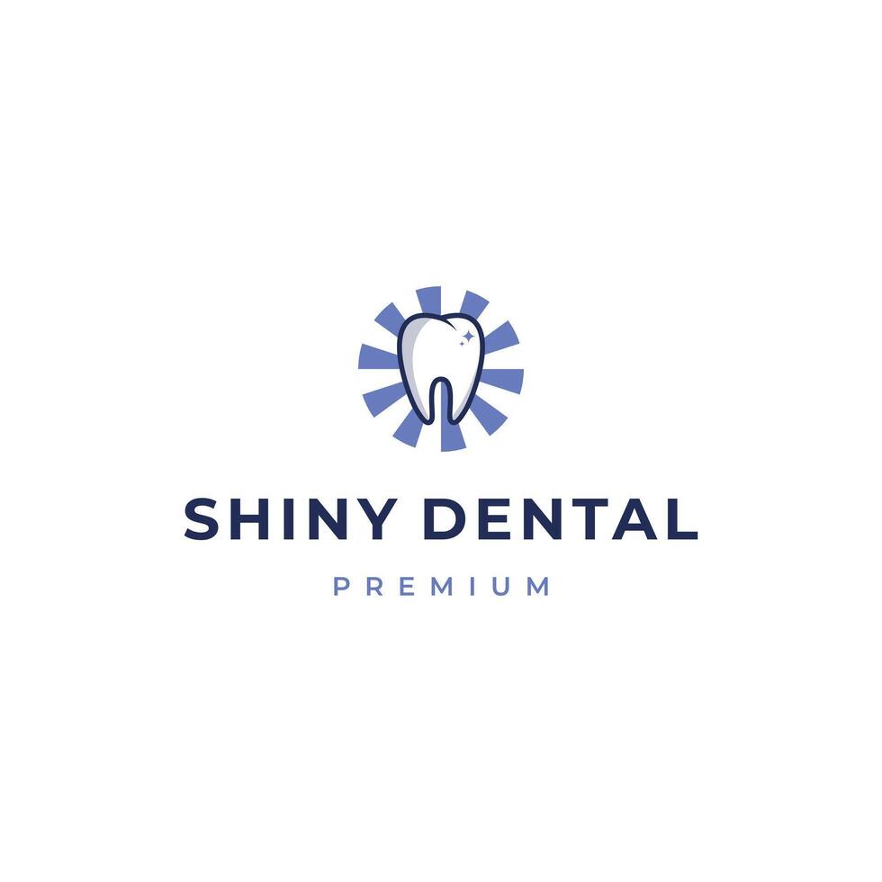 shiny tooth logo icon. Modern shiny tooth icon from dental health collection vector