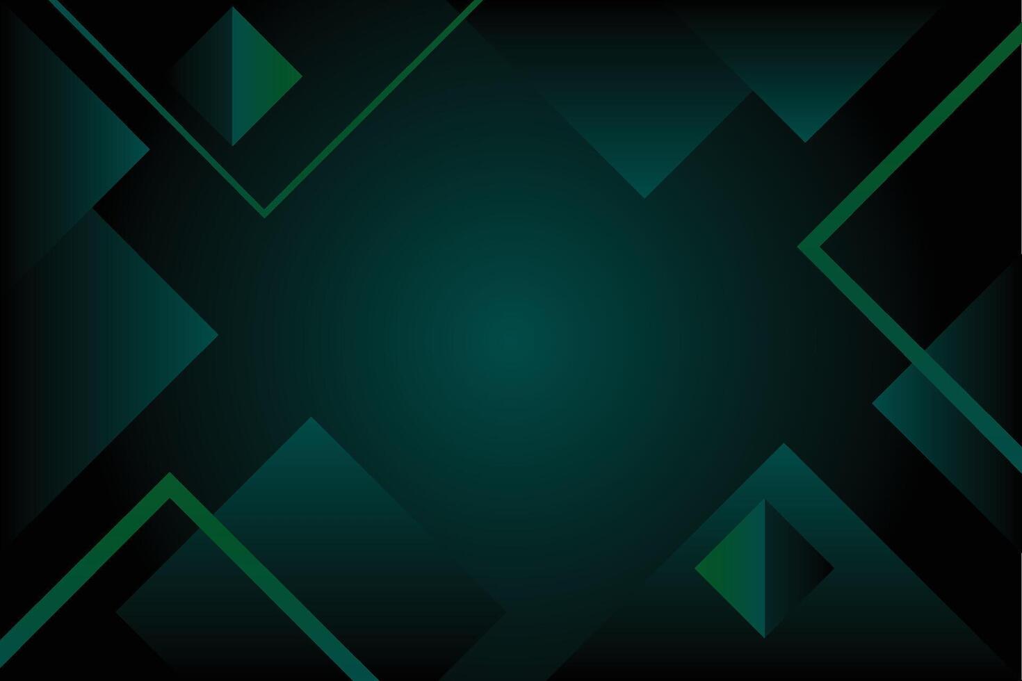 Green Geometric Background, Business Card Background vector