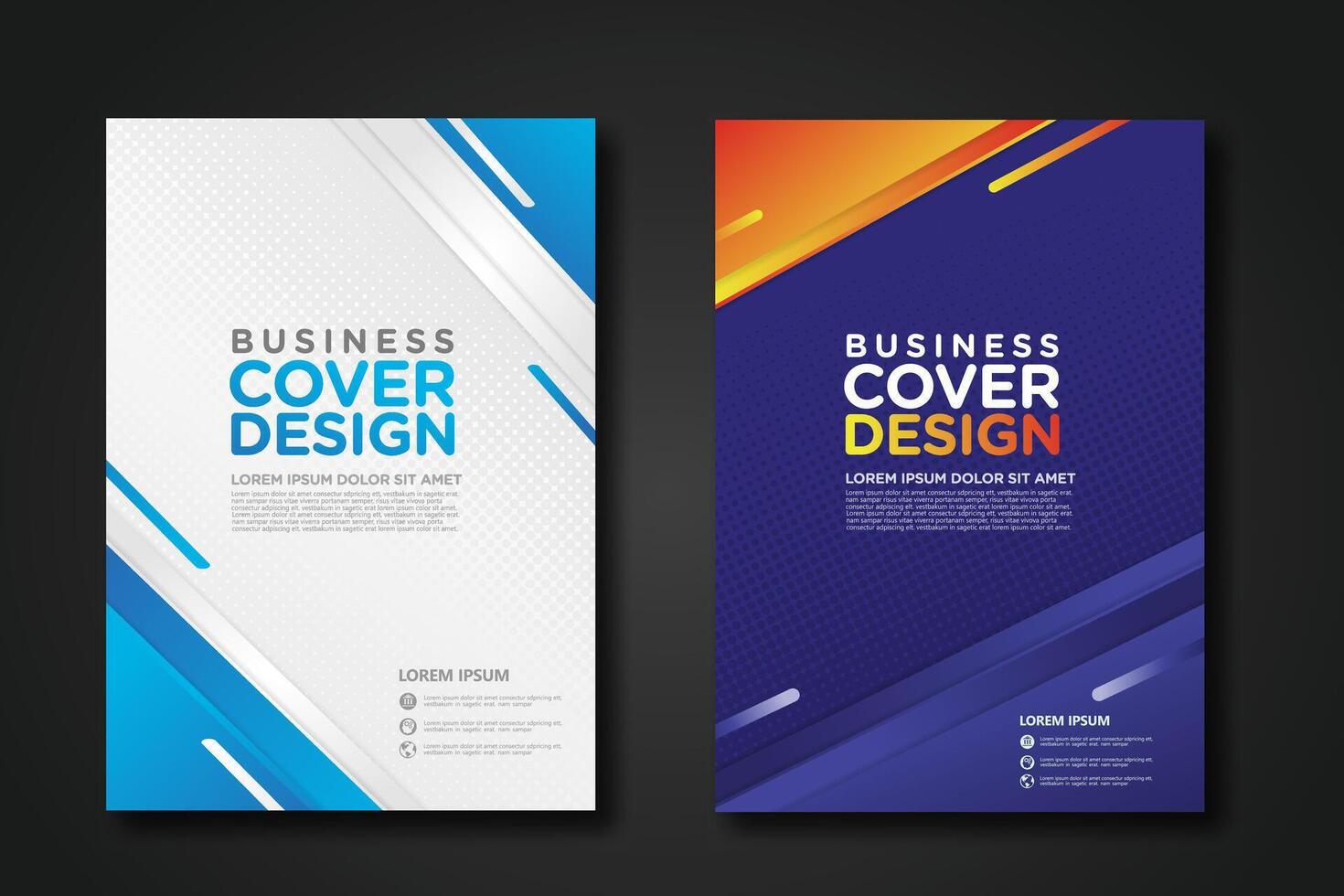 Business cover design template for Leaflet advertising, poster, magazine and other business vector