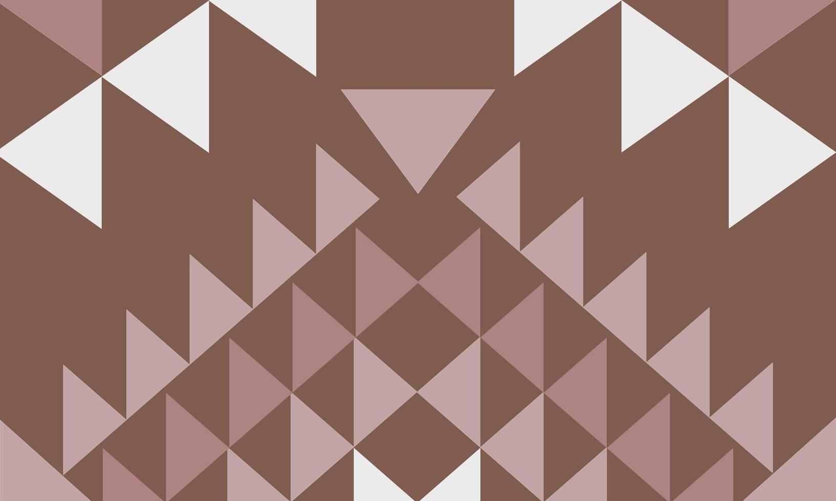 Ethnic geometric seamless pattern tone pink and brown color vector