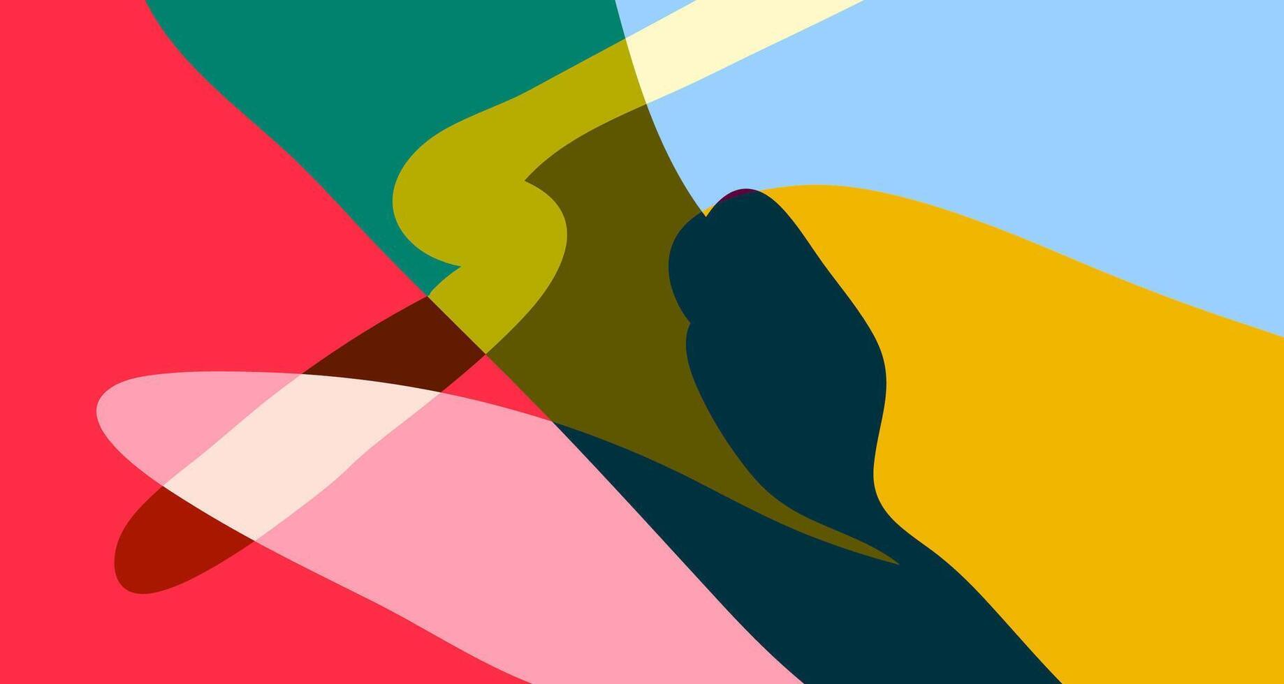 Abstract colorful psychedelic pop art background for summer vector