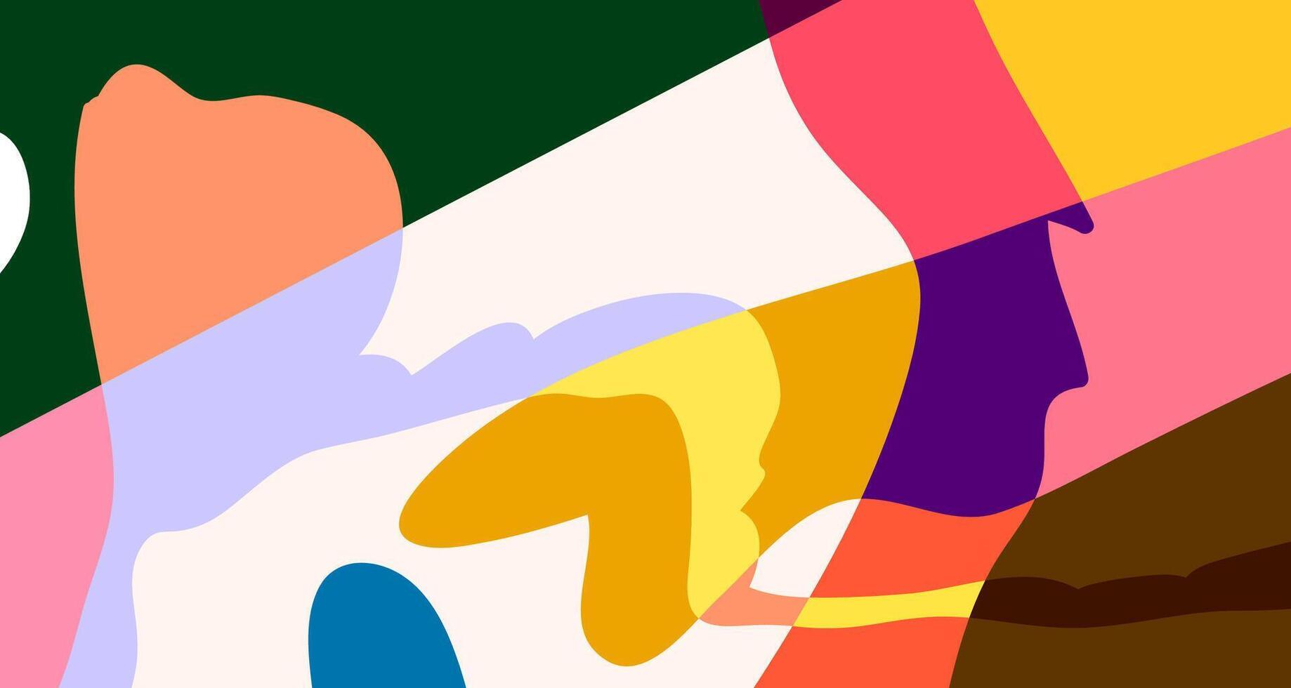 Abstract colorful psychedelic pop art background for summer vector