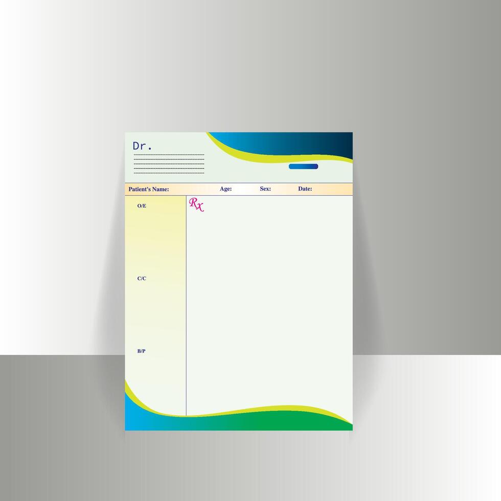 patient pad, Simple Pad Design vector