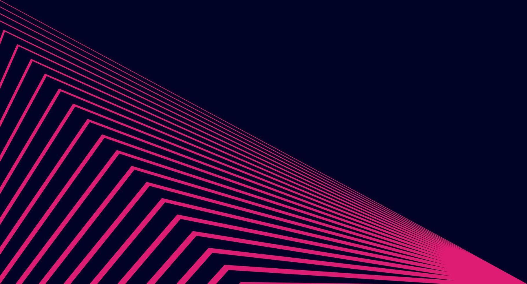 dark blue pink neon line abstract background design illustration art vector