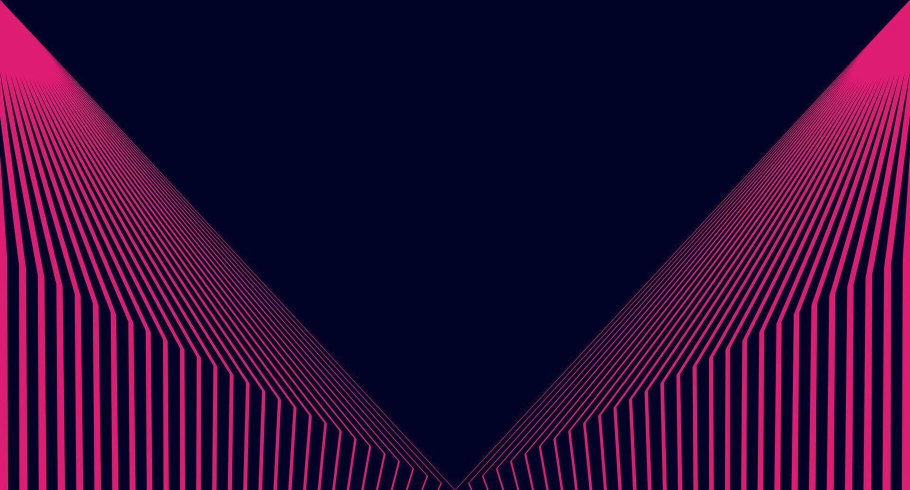 dark blue pink neon line abstract background design illustration art vector