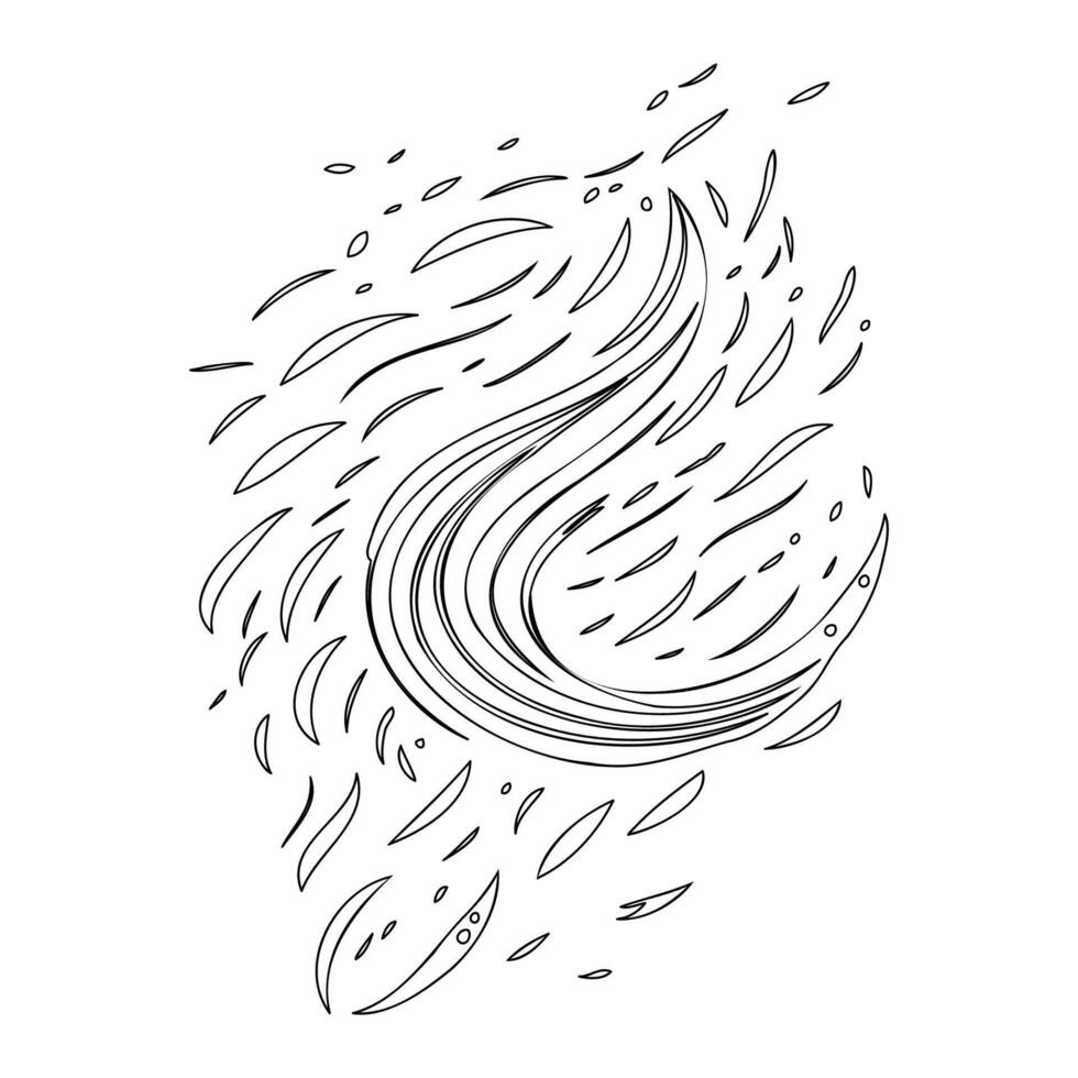Astronaut outline illustration sketch vector
