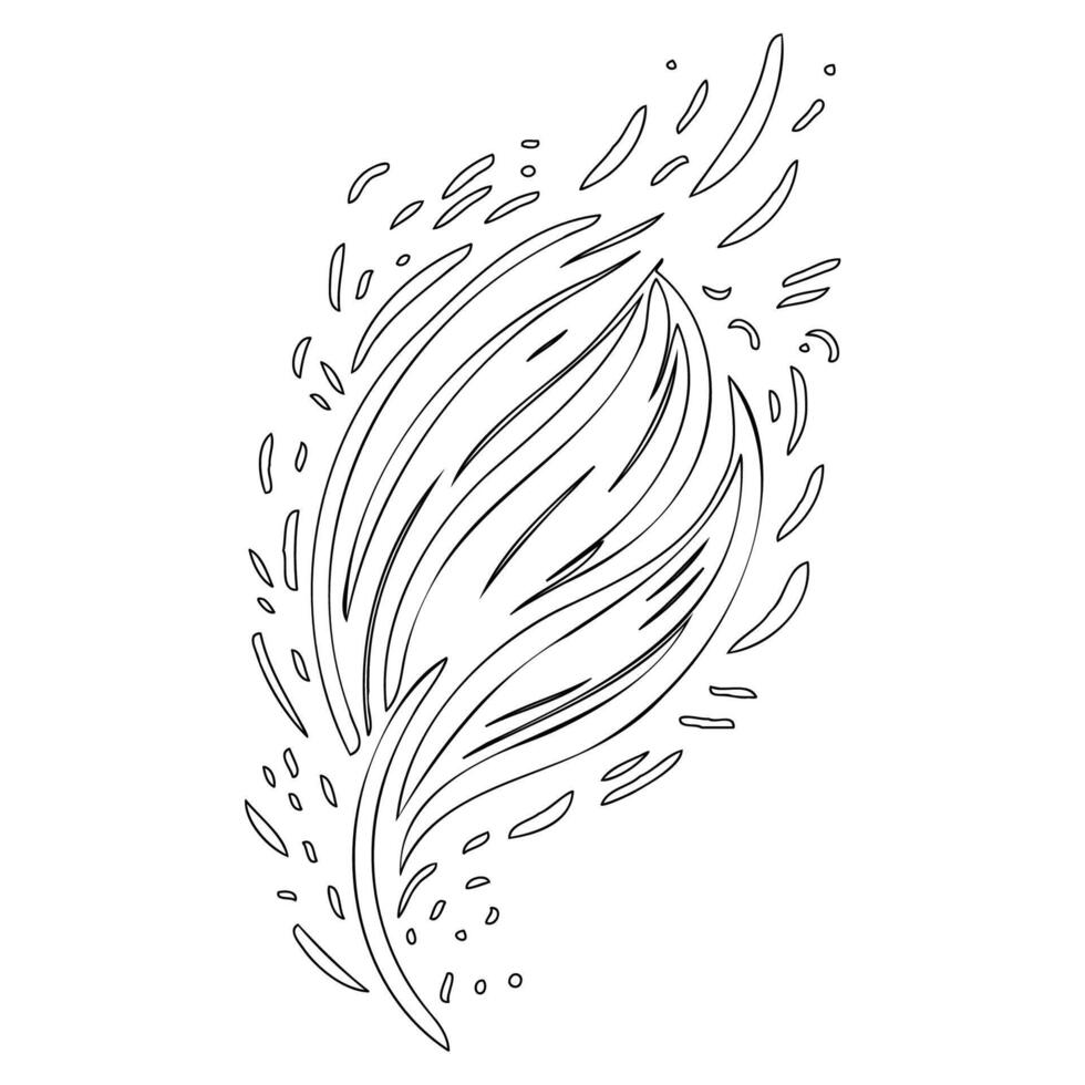 Astronaut outline illustration sketch vector