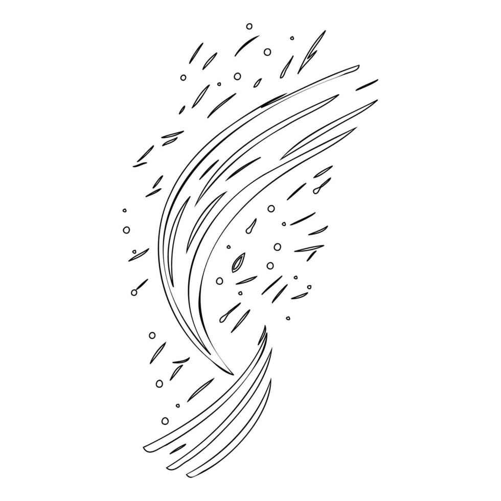 Astronaut outline illustration sketch vector